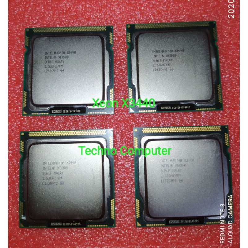 Ổ Cắm Lga 1156 Intel Xeon X3440 2.53ghz 4-cores 8-threads