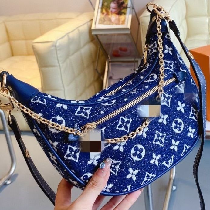 Túi Xách Denim Màu Trắng Thiết Kế Mới Đơn Giản Thời Trang Dành Cho Mùa Hè