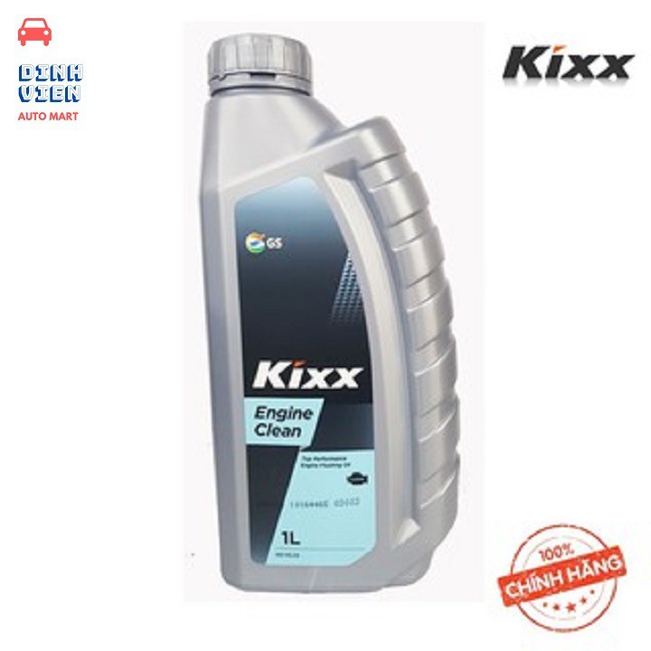 [Dầu Xúc Rửa Động Cơ ] Kixx ENGINE CLEAN – 1Lít nhập khẩu Hàn Quốc