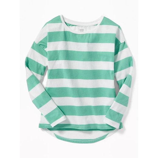 [Chính Hãng Old Navy]Áo Thun Bé Gái Size Đại 15kg-48kg Cotton Co Giãn Mềm Mịn Siêu Mát