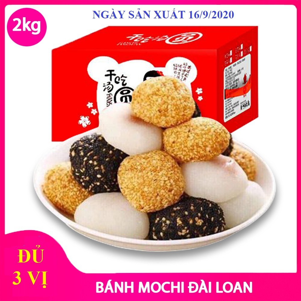 FREESHIP [SỈ THÙNG 2KG] BÁNH MOCHI ĐÀI LOAN BAO NGON