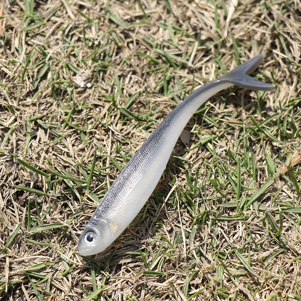 Mồi Câu Cá Giả Mềm 3D Hai Màu Nhỏ Gọn Phù Hợp Với Câu Cá Bass Mandarin Fish, Vvc.