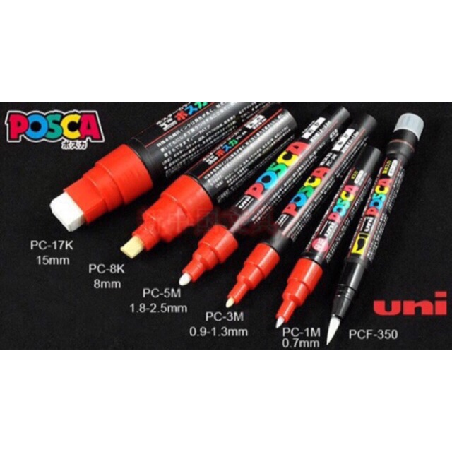 Bút phản quang Posca 3M