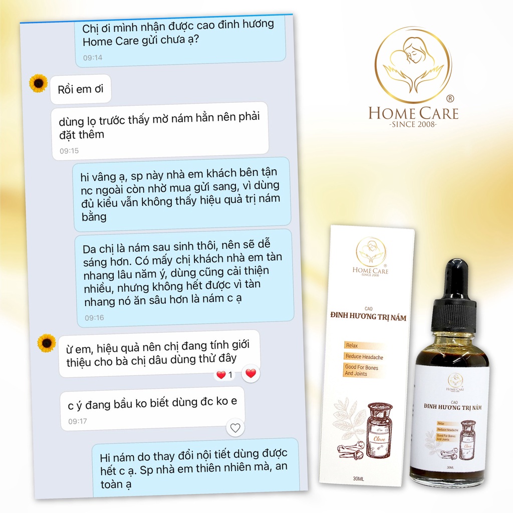 Mặt nạ Cao đinh hương sáng da mờ nám Home Care