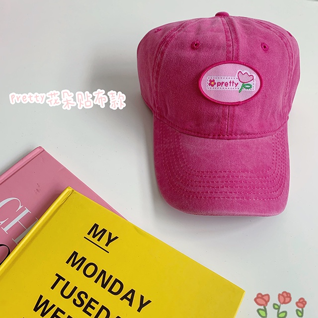 Mũ Lưỡi Trai Thêu Họa Tiết Hoạt Hình Phong Cách Hàn Quốc 19091