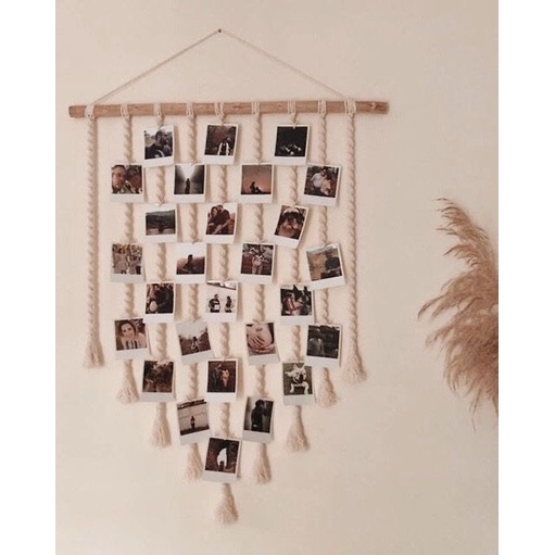 Lưới treo tranh, ảnh decor phòng siêu vintage