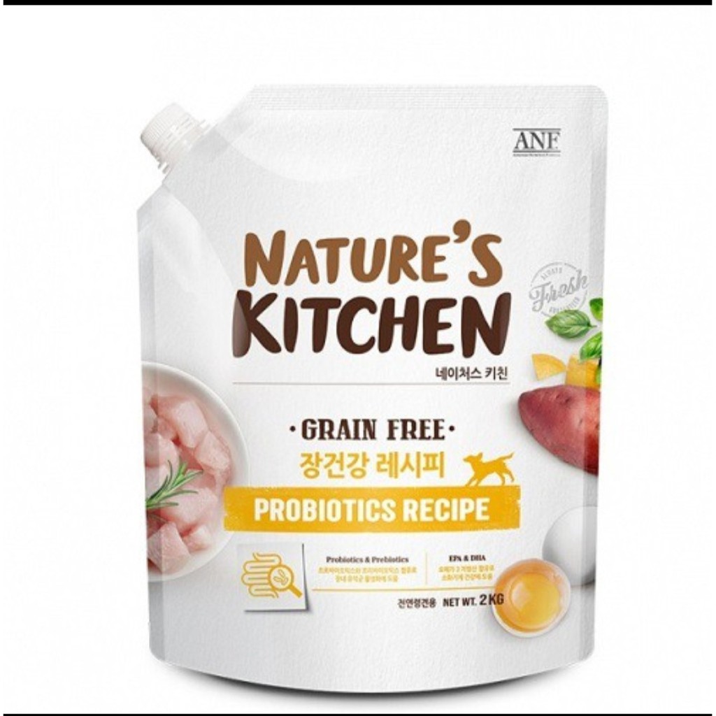 ANF- Nature's Kitchen- Hạt thức ăn chức năng tăng cường hệ miễn dịch cho chó mọi lưới tuổi (2 KG)