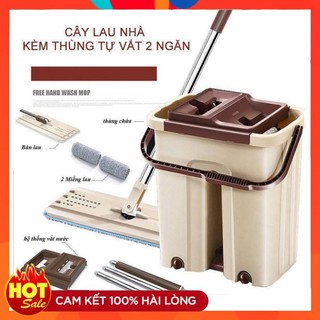 💖FREESHIP💖 Chổi Lau Nhà - Cây Lau Nhà Tự Vắt (Loại To) - Đồ Gia Dụng
