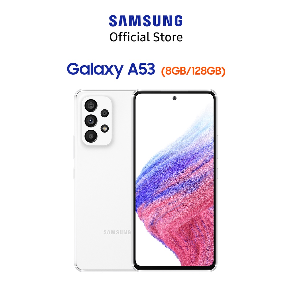[Nhập ELSSMX10 Giảm 10% Tối Đa 2.5TR] Điện Thoại Samsung Galaxy A53 8GB/128GB Hàng chính hãng