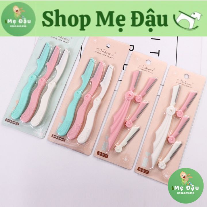 Set 3 dao cạo lông mày NALAMEI