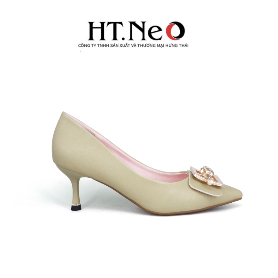 Giày công sở nữ HT.NEO Da thật siêu mềm,kiểu dáng cực sang, chiều cao gót 5cm CS149