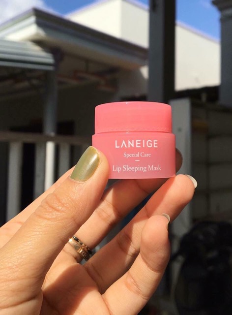 BỘ ĐỘ MẶT NẠ NGỦ MINI LANEIGE CHO MÔI VÀ MẶT