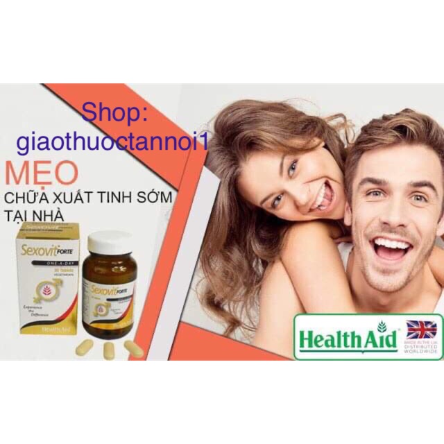 Viên uống tăng cường sinh lý HealthAid SexOVit Forte (Giúp cải thiện chức năng sinh lý cho cả nam và nữ...)(sx:Anh)