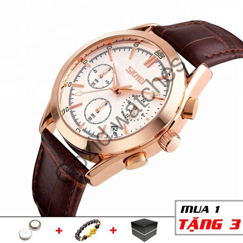 Đồng hồ nam chính hãng SKMEI SM39 dây da phong cách nhiều màu lựa chọn -Sport.watch FASHION_WATCHES