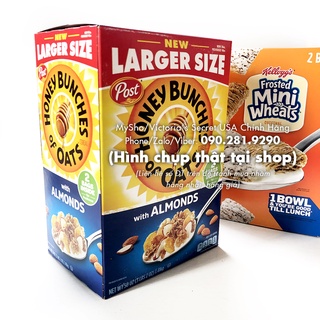 Ngũ cốc ăn sáng Honey Bunches - có hạnh nhân sắt lát - Thùng 1,41kg