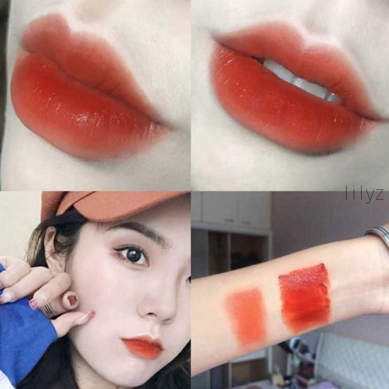 [Ready stock]MAFFICK Matte Velvet Air Lip Glaze Moisturizing Nourish Dating Lasting Makeup Lip Gloss Non-stick Cup Lip Tint