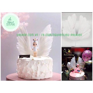 Topper/topping Cánh thiên thần trang trí bánh Cắm trang trí bánh