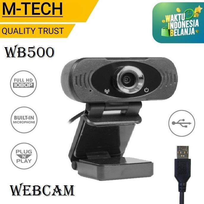 Webcam Full Hd M-Tech Wb500 1080p