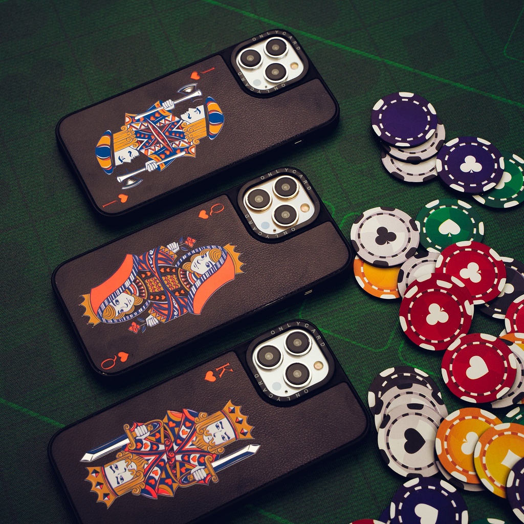 Ốp lưng thông minh ONLYCASE_POKER_17/Cho các dòng IPhone 7/7plus/8/8plus/x/xr/xs/11/12/13/pro/promax