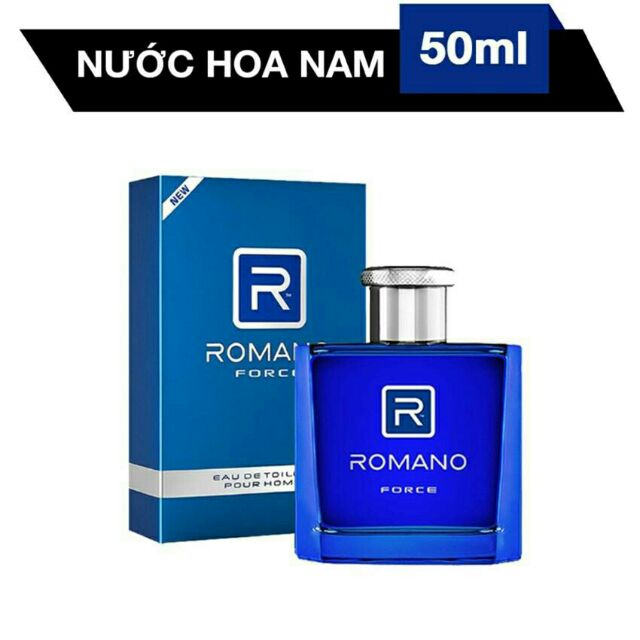 (Đủ màu) Nước hoa cao cấp Romano 50 ml.