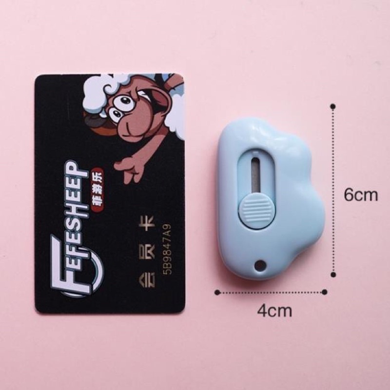 Dao rọc giấy mini đám mây dễ thương ☁️ Tee &amp; Mee