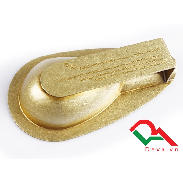 { HÀNG CHÍNH HÃNG } Gạt Tàn Kim Loại Lubinski LB-065 Cao Cấp Họa Tiết Hoa Văn Sang Trọng