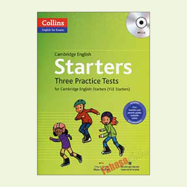 Sách - Cambridge English Starters Three Practice Tests (+CD) + Audio Scripts & Answer Key (Bộ)