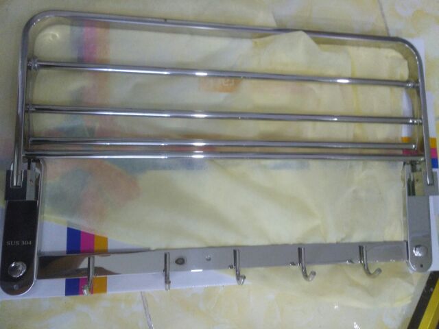 MÁNG KHĂN TẮM THANH TREO KHĂN INOX 304 CAO CẤP