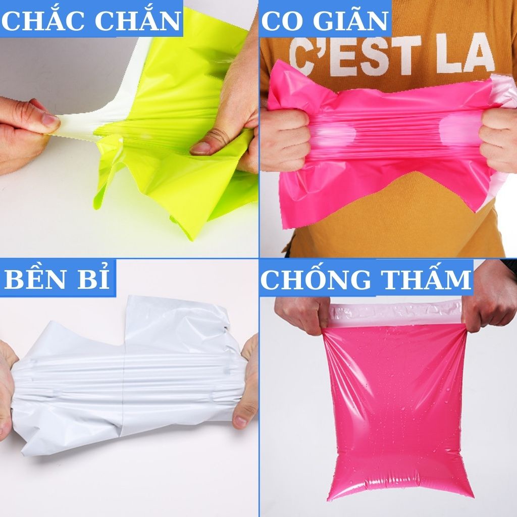 Túi gói hàng MINPRO túi nilon đóng hàng niêm phong sẵn lớp keo dán tự dính size nhỏ