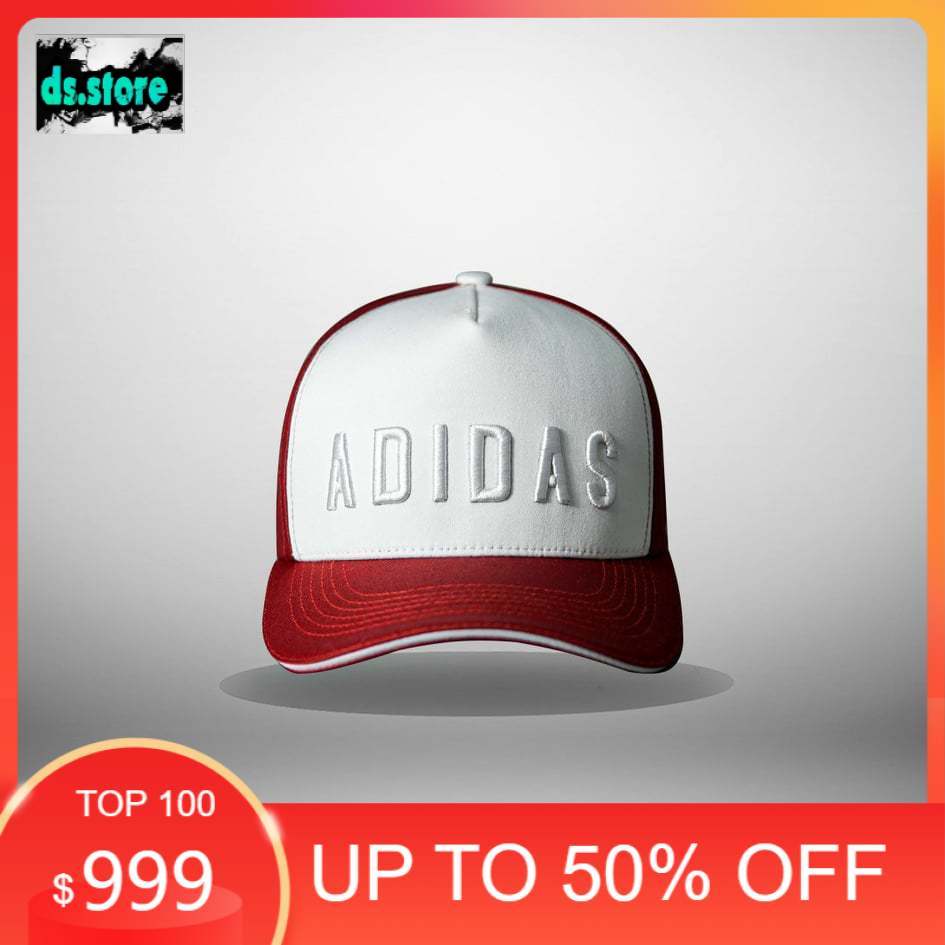 Mũ lưỡi trai ADIDA CAP đỏ trắng bít đuôi hàng VNXK CAO CẤP