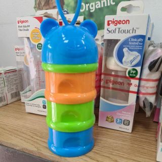 Hộp chia sữa 4 ngăn hình gấu