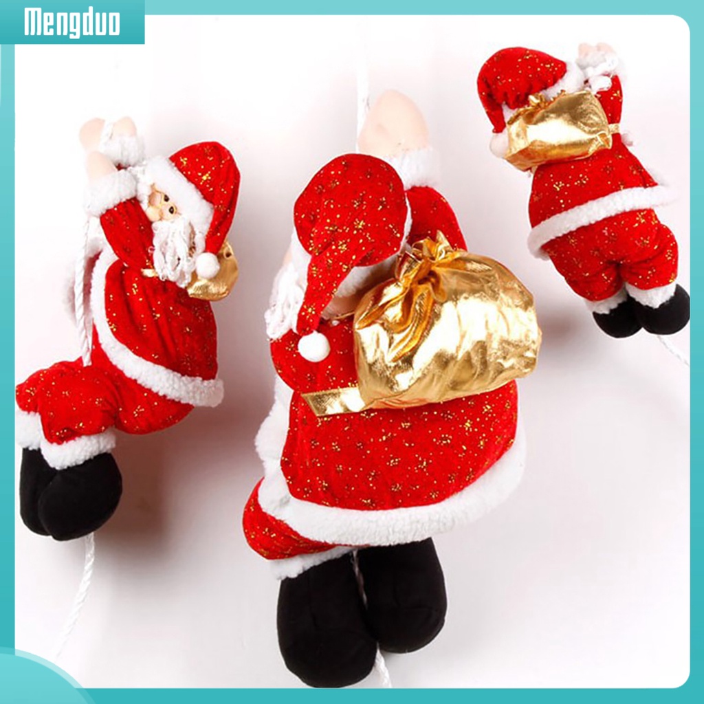 Mengduo| Ông Già Noel Leo Dây Treo Trang Trí Cây Thông Noel