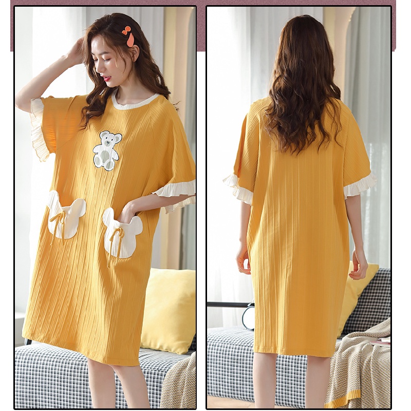 Đầm Ngủ In Họa Tiết Dễ Thương Thời Trang Mùa Hè | BigBuy360 - bigbuy360.vn