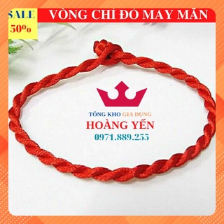 Vòng tay dây chỉ đỏ may mắn