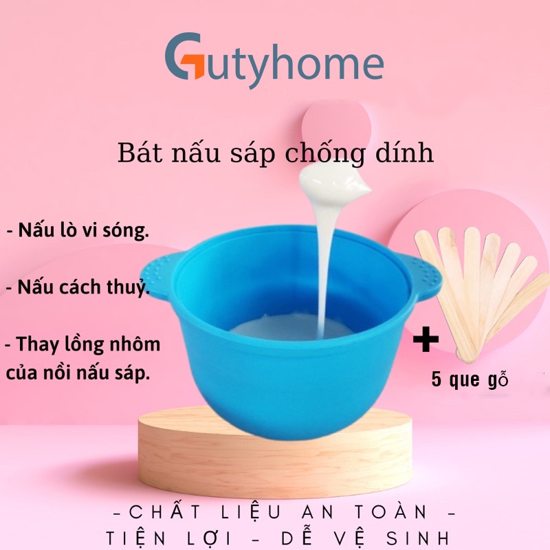 Chén Bát SILICON NẤU SÁP WAX CHỐNG DÍNH SIÊU CHỊU NHIỆT THAY THẾ LÒNG NỒI KHÔNG CHỐNG DÍNH