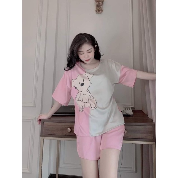 Bộ lụa latin cổ tròn Sarah HT,hàng loại 1 siêu đẹp