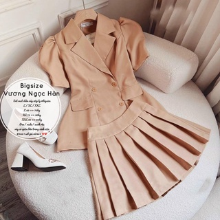 Set bộ vest chân váy bigsize