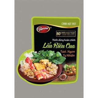 Xả Kho Lẩu riêu cua 80%riêu cua thật Barona