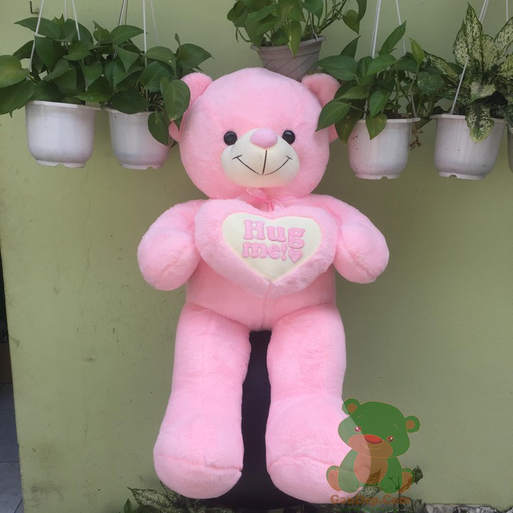 Gấu bông Teddy Ôm Tim, Teddy Hug Me Siêu Bự