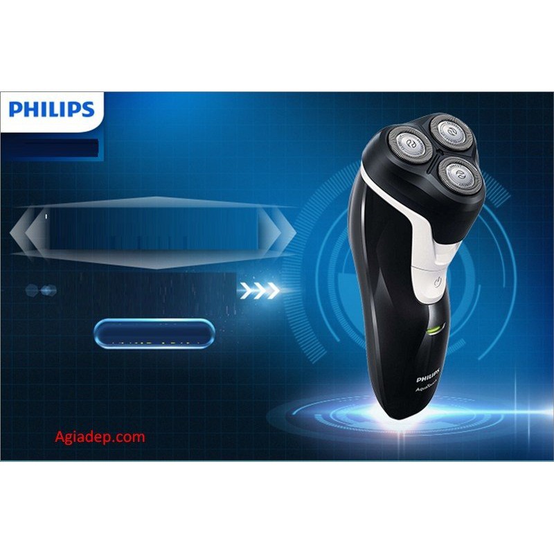 Dao cạo râu điện Philips thế hệ mới Aquatouch AT610 (Cao cấp) Agiadep