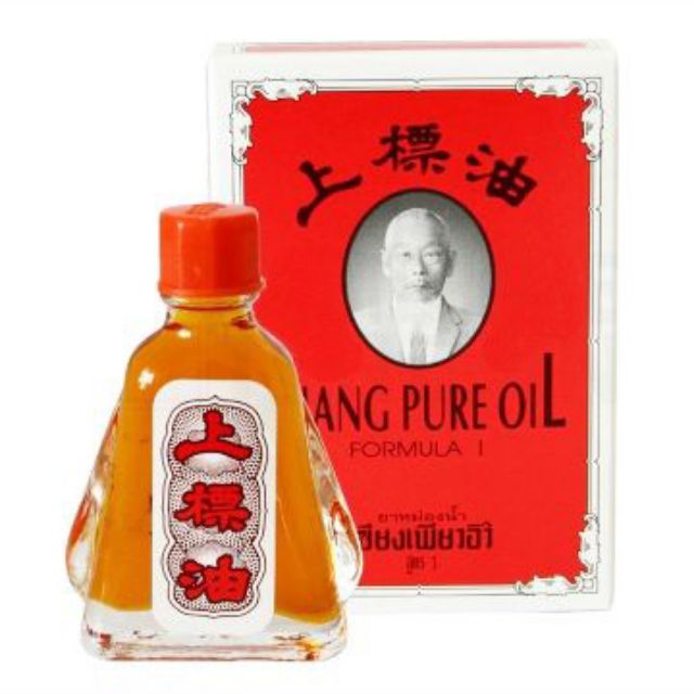 Dầu gió đỏ thái lan hiệu ông già SIANG PURE OIL 3ML