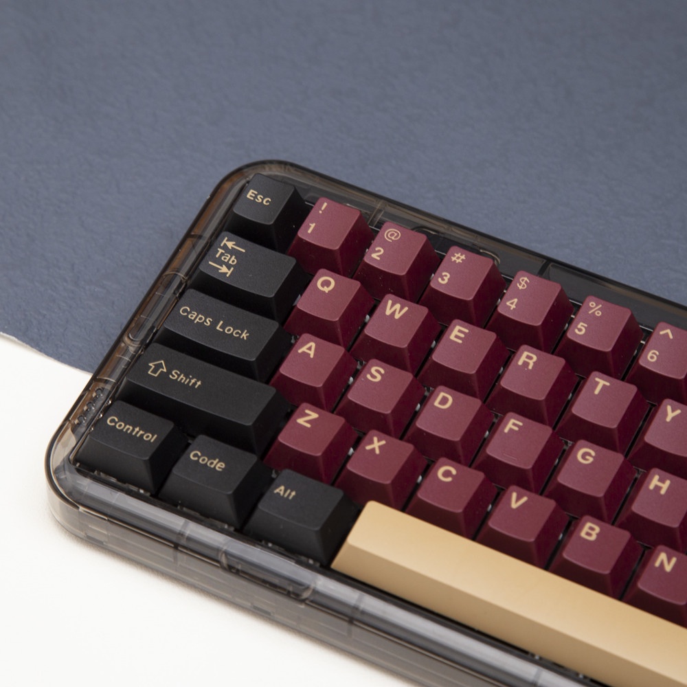 173 Phím Red Samurai Keycaps Cherry Profile ABS Double Shot Bàn phím cơ Keycap Set