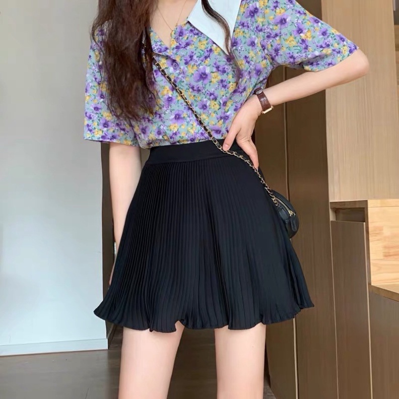 Chân váy Chiffon dập ly siêu xinh