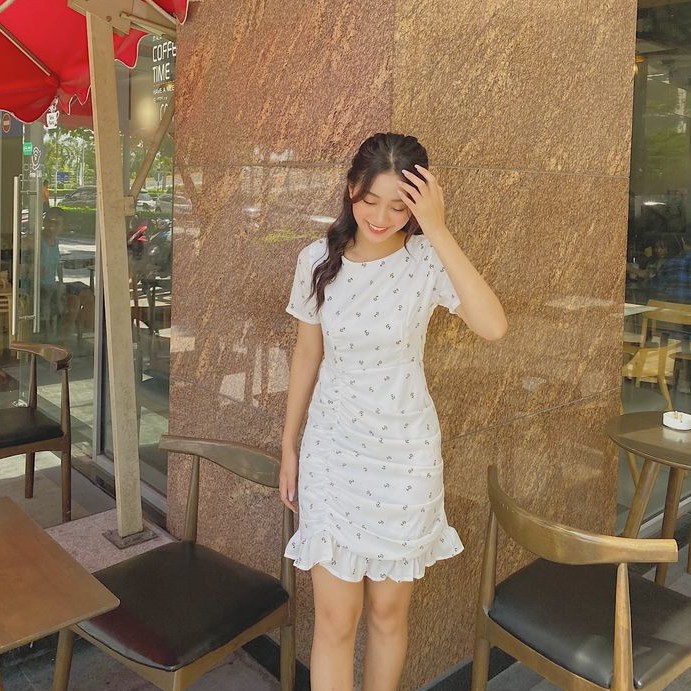 HEYBEE Đầm nhún kiểu Lynn HT401