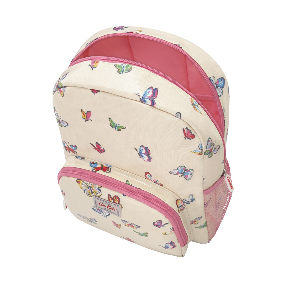 Cath Kidston - Balo trẻ em Kids Classic Large Backpack Butterflies - 1017526 - Cream