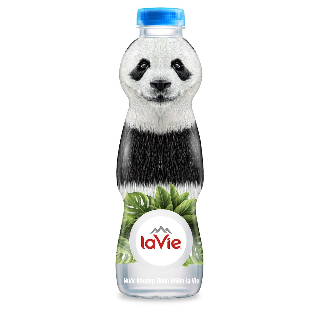 Thùng 24 chai Nước khoáng thiên nhiên La Vie Kid 330ml [(2-3 nhân vật ngẫu nhiên)/ thùng] (24 chai x 330ml)