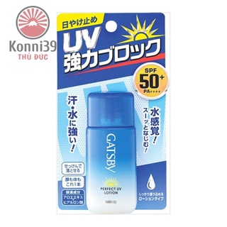 KEM CHỐNG NẮNG GATSBY SPF 50+ PA+++ DÀNH CHO NAM CHAI 30ML - HÀNG NHẬT NỘI ĐỊA