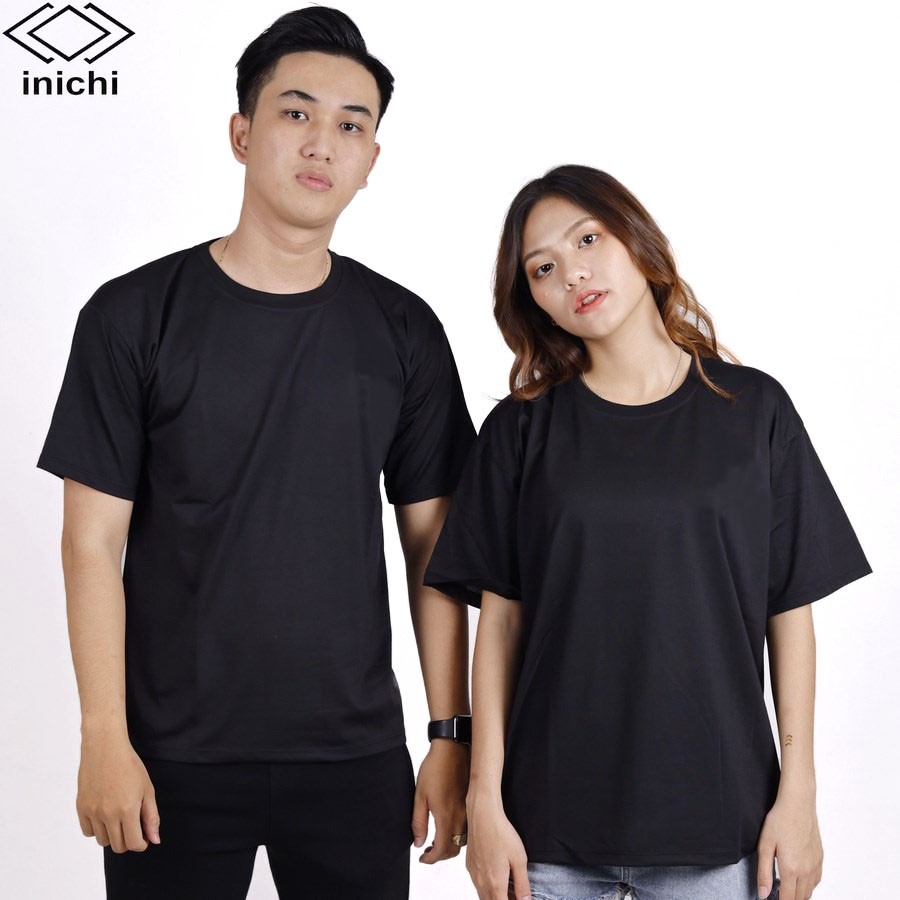 Áo thun tay lỡ Unisex màu trơn INICHI form rộng cá tính IC614