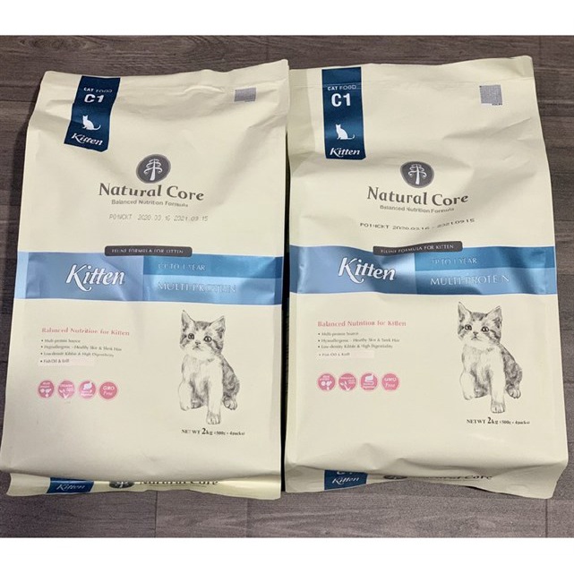 5kg THỨC ĂN NATURAL CORE C1 BENE KITTEN CHO MÈO CON là giải pháp dinh dưỡng hoàn chỉnh dành cho mèo con.