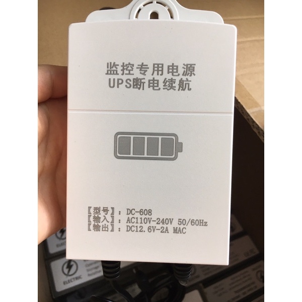 Pin dự phòng cho camera và thiết bị mạng modem wifi 5 tiếng